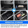 Autorder Custom Fit For 2pcs Center Console Organizer Honda Civic 2022 2023 Accessories Armrest Storage Box Secondary Insert
