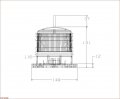Steady-on Or Flashing 2nm Ip67 Solar Led Marina Dock Barge Boat Safety Beacon Light Cool White