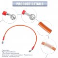 X Autohaux 65cm 25 59 Length 10mm Id Motorcycle Hydraulic Brake Line Oil Hose Pipe 28a 0a Stainless Steel Braided Cable For Atv
