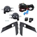 2 Pcs Front Fog Lights Lamps Assembly Replacement For Honda Crv 2023-2024 Left And Right Side With Bezel Switch 
