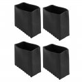 Jojofuny Non Slip Extension Ladder Feet Rubber Pads Cover Insulation Rest Mats Folding Accessory Parts 4pcs 