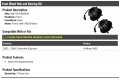 Front Wheel Hub And Bearing Kit 2 Piece Set With Abs Brakes Compatible 2005-2006 Chevy Equinox With 4-wheel