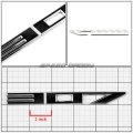 2 X Metal Emblem Decal Logo Trim Badge 307 Black Silver
