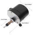 Car Windscreen Wiper Motor 12v Long Shaft 105a Angle Metal Replacement For Tractor Front Rear Fit 207 2010 To 2014