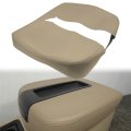 Center Console Lid Armrest Cover Microfiber Leather Tan For Chevy Silverado Avalanche Tahoe Gmc Sierra Yukon 2007 2014 Nrfsbp 