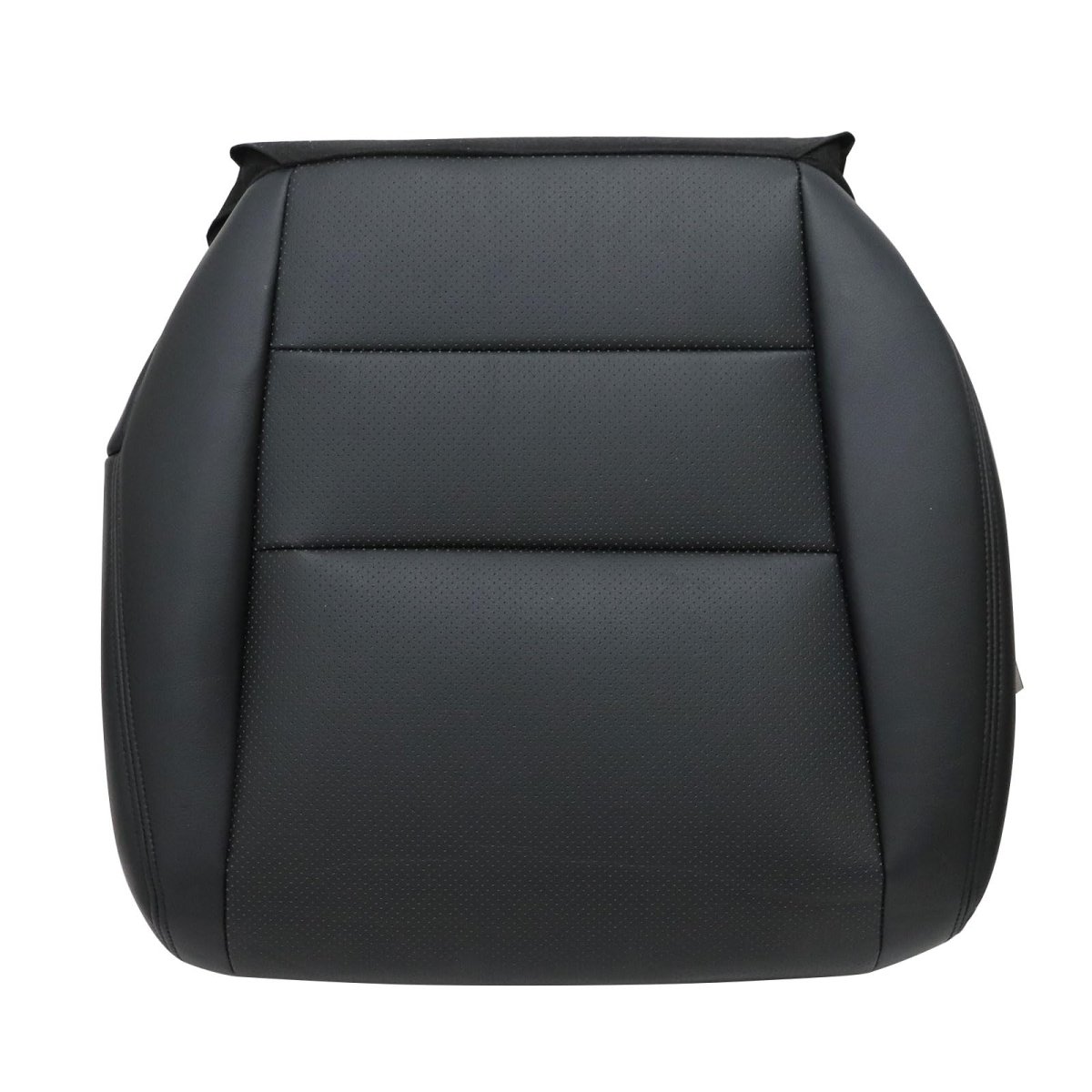 Driver Bottom Top Lean Back Perforated Leather Seat Covers Black For Acura Tl 2005 2006 2007 2008