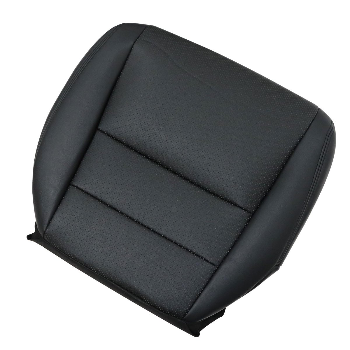 Driver Bottom Top Lean Back Perforated Leather Seat Covers Black For Acura Tl 2005 2006 2007 2008