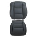 Driver Bottom Top Lean Back Perforated Leather Seat Covers Black For Acura Tl 2005 2006 2007 2008 
