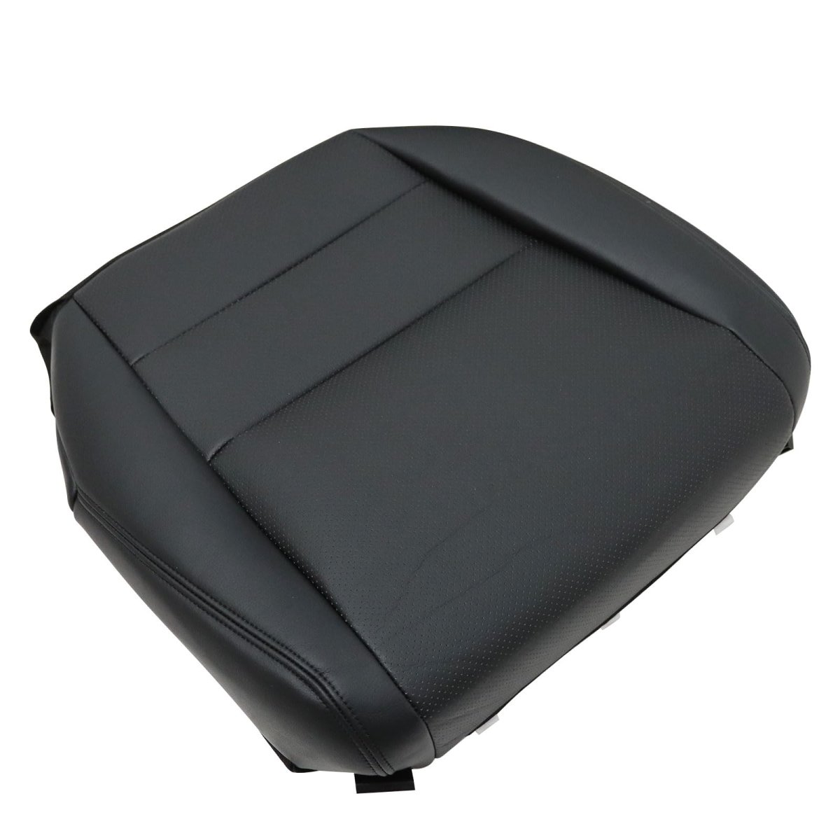 Driver Bottom Top Lean Back Perforated Leather Seat Covers Black For Acura Tl 2005 2006 2007 2008