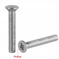 Uxcell M3x20mm Flat Head Machine Screws Phillips Cross Screw 304 Stainless Steel Fasteners Bolts 50pcs