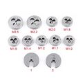 30pcs Set Metric Tap Dies Screw Threading Tapping Hand Tools Kit With Adjustable Wrench
