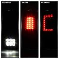 Acanii For Update Design Black Housing 2009-2018 Dodge Ram 1500 2500 3500 Full Led Tail Lights Lamps Rear Left Right
