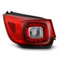 Outer Section Led Tail Brake Light Left For 2013-2015 Impala Ltz Driver Side With Chrome Housing Red Lens Mounted On Body 