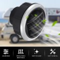 4pcs Round Ac Air Outlet Vent Louvered Dashboard Electroplate Knob For Rv Bus Boat Yacht Caravan 87mm 75mm 46mm