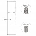 Uxcell 3 5mm Twist Drill Bits High-speed Steel Straight Shank Extra Long Bit 300mm Length For Wood Plastic Aluminum