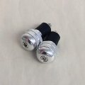 Universal Bar Ends Silver 7 8 In For Handlebars To Improve Stability And Protect Brake Levers 