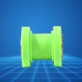 Drive Chain Roller Fydun 10mm Slider Tensioner Wheel Guide Pit Dirt Mini Bike Moto Atv Green