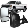 Ocpty Towing Mirrors Manual No Heated Left Driver Right Passenger Side Tow Fit For 1999-2007 Chevy For Gmc Silverado Sierra 