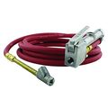 Milton 98-a1-501 Heavy-duty Analog Tire Inflator With Pressure Gauge 15 Hose Dual Head Air Chuck 10-160 Psi Osha Compliant 
