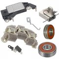 Maniacem Alternator Rebuild Kit For 1990-1995 Corvette Zr-1 Rectifier Regulator Brushes And Bearings 7864rk 