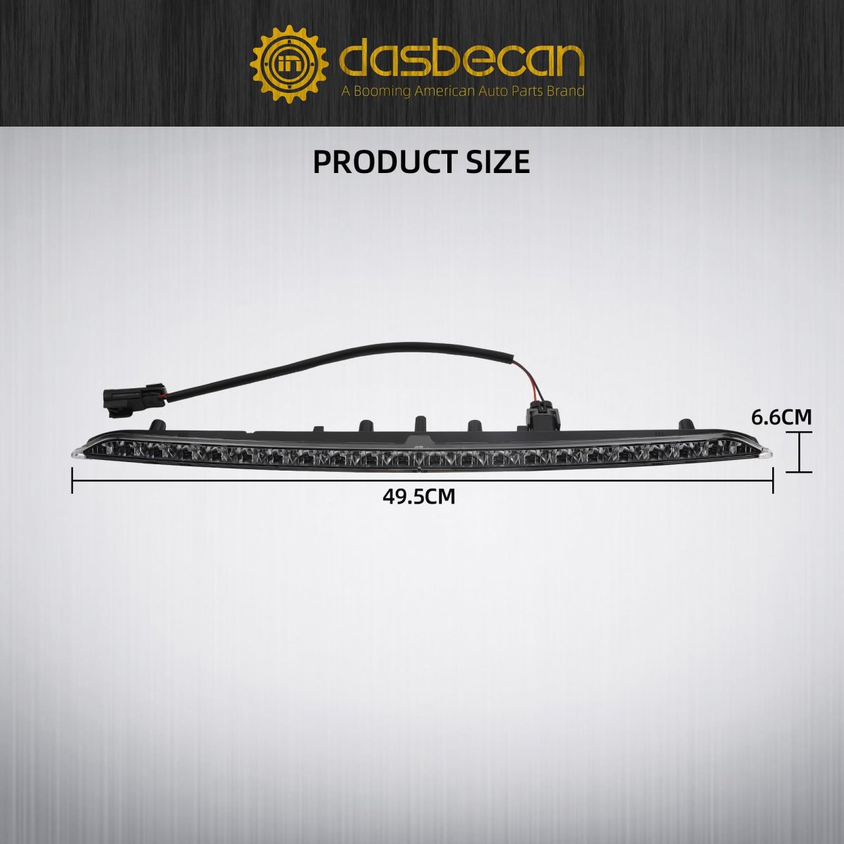 Led Center High Mount Stop Light For Ford Edge 2015-2020 Replaces 923-133 Ft4z13a613a Third 3rd Brake