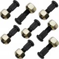 Saihisday 8set Lug Nut Stud Kit Replacement For Bobcat 720 722 730 731 732 741 742 743 751 753 763 773 863 873 883 S100 S130 
