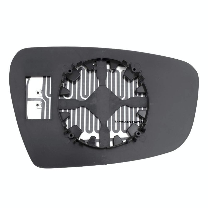 Left Driver Heated Mirror Glass With Rear Back Plate For 2014 To 2018 Kia Forte And Forte5 Clear Bap-kia9339-0051l