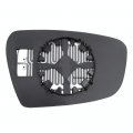 Left Driver Heated Mirror Glass With Rear Back Plate For 2014 To 2018 Kia Forte And Forte5 Clear Bap-kia9339-0051l