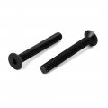 Uxcell M8x65mm Carbon Steel Countersunk Head Hex Socket Screw 10pcs