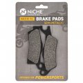 Niche Brake Pad Kit For Can-am Renegade Outlander L Max 705601014 705601015 715900248 Front Rear Semi-metallic