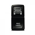 Ch4x4 Rocker Switch V2 Halo Lights Symbol Amber Led