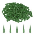 160pcs Plastic Tapered Pinhead 14 Gauge Tt Adhesive Dispensing Needle Tip 1 55mm Glue Applicator Blunt Tips For Industrial Oil 