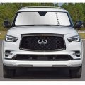 Infiniti Qx80 2018 To 2023 Custom Fit Silver Reflective Bubble Roll-up Auto Windshield Sun Shade