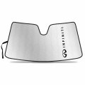 Infiniti Qx80 2018 To 2023 Custom Fit Silver Reflective Bubble Roll-up Auto Windshield Sun Shade