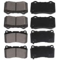 Ceramic Brakes Pads Quick Stop Front Rear Brake Pad Fit For 04-07 15 18 Cadillac Cts 06-11 Sts 10-12 17 Chevy Camaro 10-15