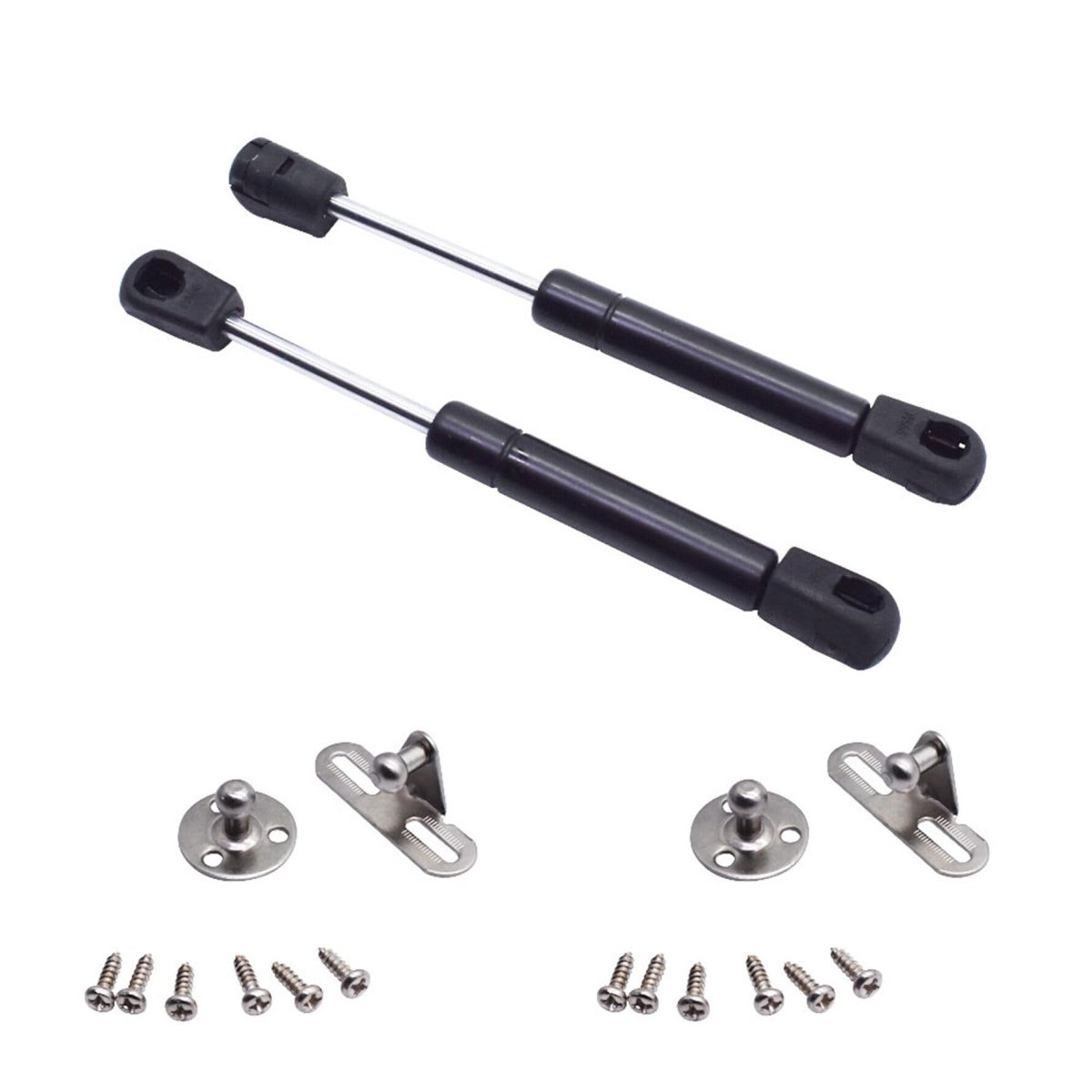 7 In 80n 18 Lbs Lift Support Strut Spring Shock For Toolbox Trunk Hatch Universal Lid Mount Set Of 2 Black Aluminum