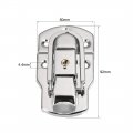 Uxcell 92mm X 50mm Metal Small Size Suitcase Lock Hasp Catch Latch With Keys 8 Pcs