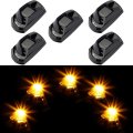 5x Led Cab Marker Roof Running Lights For 2017 2019 Ford F250 F350 Super Duty Smoke Lens Amber Clearance Side Trailer