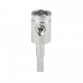 X Autohaux 4pcs Car Stereo Power Or Ground 4 To 8 Gauge Wire Reducer Audio Input Adapter Brass With Nickel Plated Silver Tone