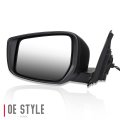Ni1320294 Factory Style Driver Left Side Mirror Manual Folding Power Adjust Compatible With Kicks 18-20 Textured Black