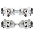 4 Pcs Front Left Right Brake Wheel Cylinders 45330-hc5-006 45310-hc5-006 45370-hc5-971 45350-hc5-971 Replacement For Honda 