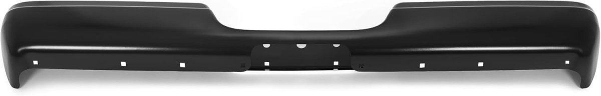 Rear Bumper Face Bar For 1994 To 2002 Dodge Ram 1500 2500 3500 Fleetside Styleside Black Powder Coated Steel Bl5565