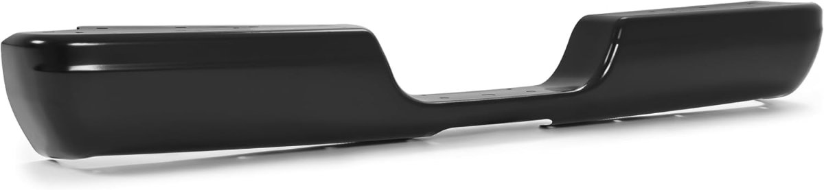 Rear Bumper Face Bar For 1994 To 2002 Dodge Ram 1500 2500 3500 Fleetside Styleside Black Powder Coated Steel Bl5565