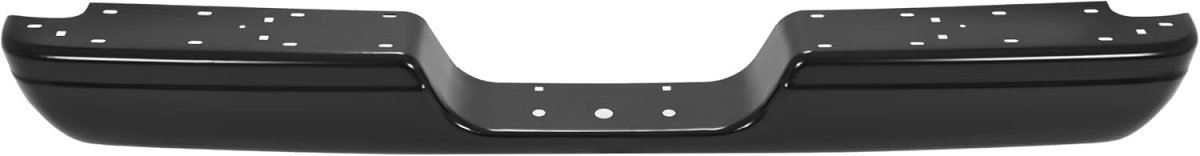Rear Bumper Face Bar For 1994 To 2002 Dodge Ram 1500 2500 3500 Fleetside Styleside Black Powder Coated Steel Bl5565