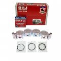 Dnj Prk297a Piston And Ring Kit For 1996-2000 Honda Civic Del Sol 1 6l L4 Sohc 16v Naturally Aspirated D16y7 