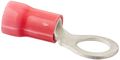 Vinyl Insulated Ring Terminal 8 Wire Size 3 Stud 0 591 Width 1 48 Length 