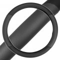 Bdk Sporty Two Tone Ergonomic Grip Steering Wheel Cover Plush Leather For Standard Size Wheels 14 5-15 Inch Gray Black 