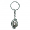 Graphics More Harry Potter The Dark Mark Keychain Spinning Round Chrome Plated Metal