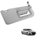 Right Side Gray Sun Visor With Mirror And Lights Replacement For Altima Sedan 4-door 2019-2024 