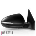 Hy1321227 Factory Style Passenger Right Side Mirror Manual Folding Power Adjust Heated Glass Turn Signal Memory Blind Spot